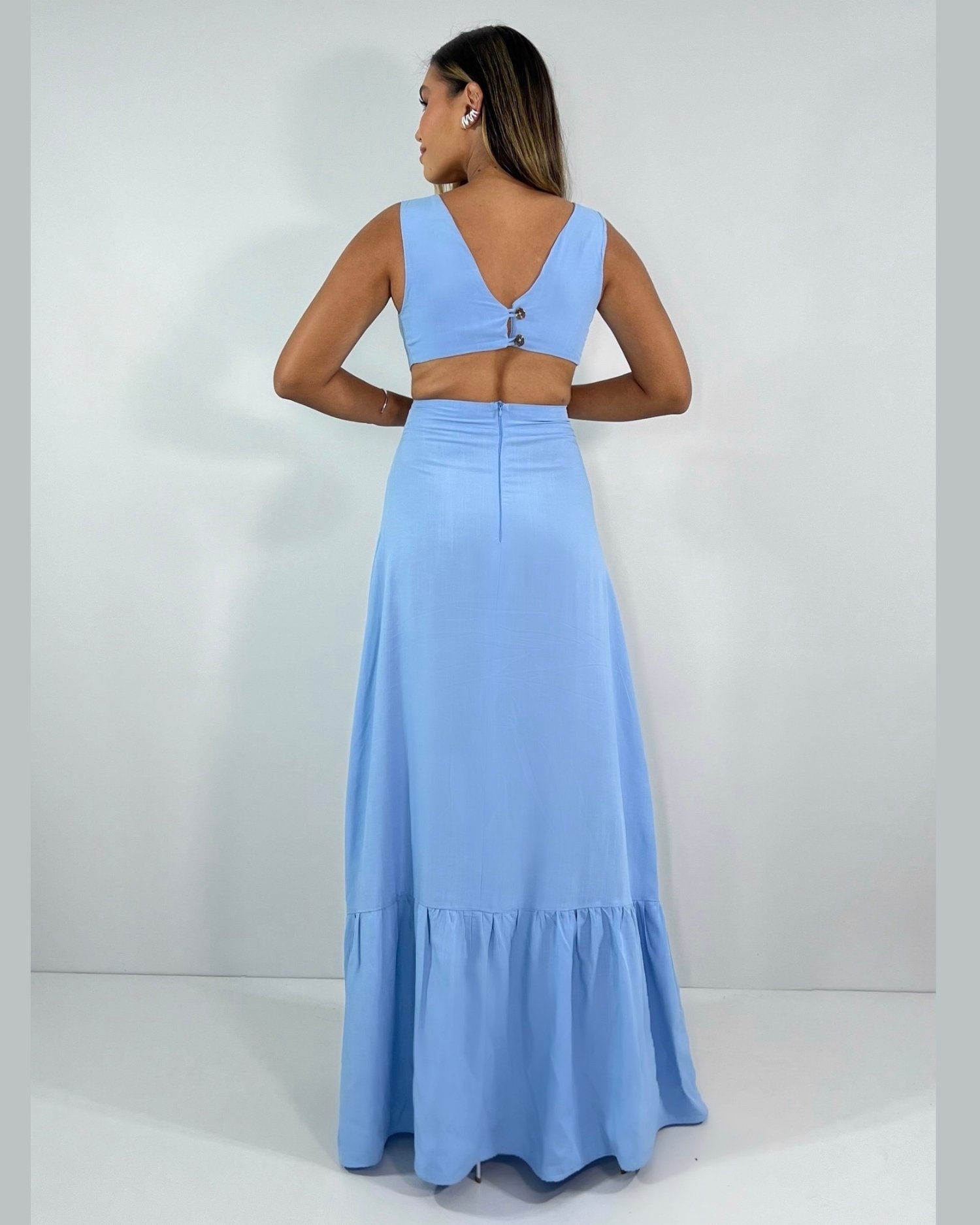 Vestido Miranda - Azul Serenity - Image 4