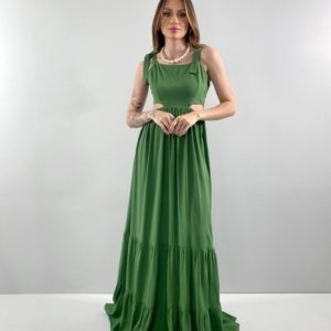 Vestido Pérola - Verde Militar - Image 2