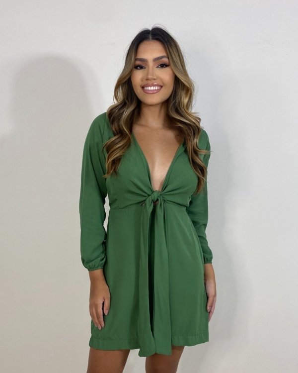 Vestido Marrie - Verde Militar