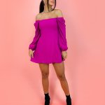 Vestido Graziele – Fúcsia