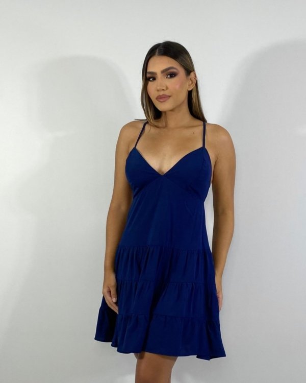 Vestido Chloe - Azul Marinho