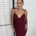 Vestido Cecília – Marsala