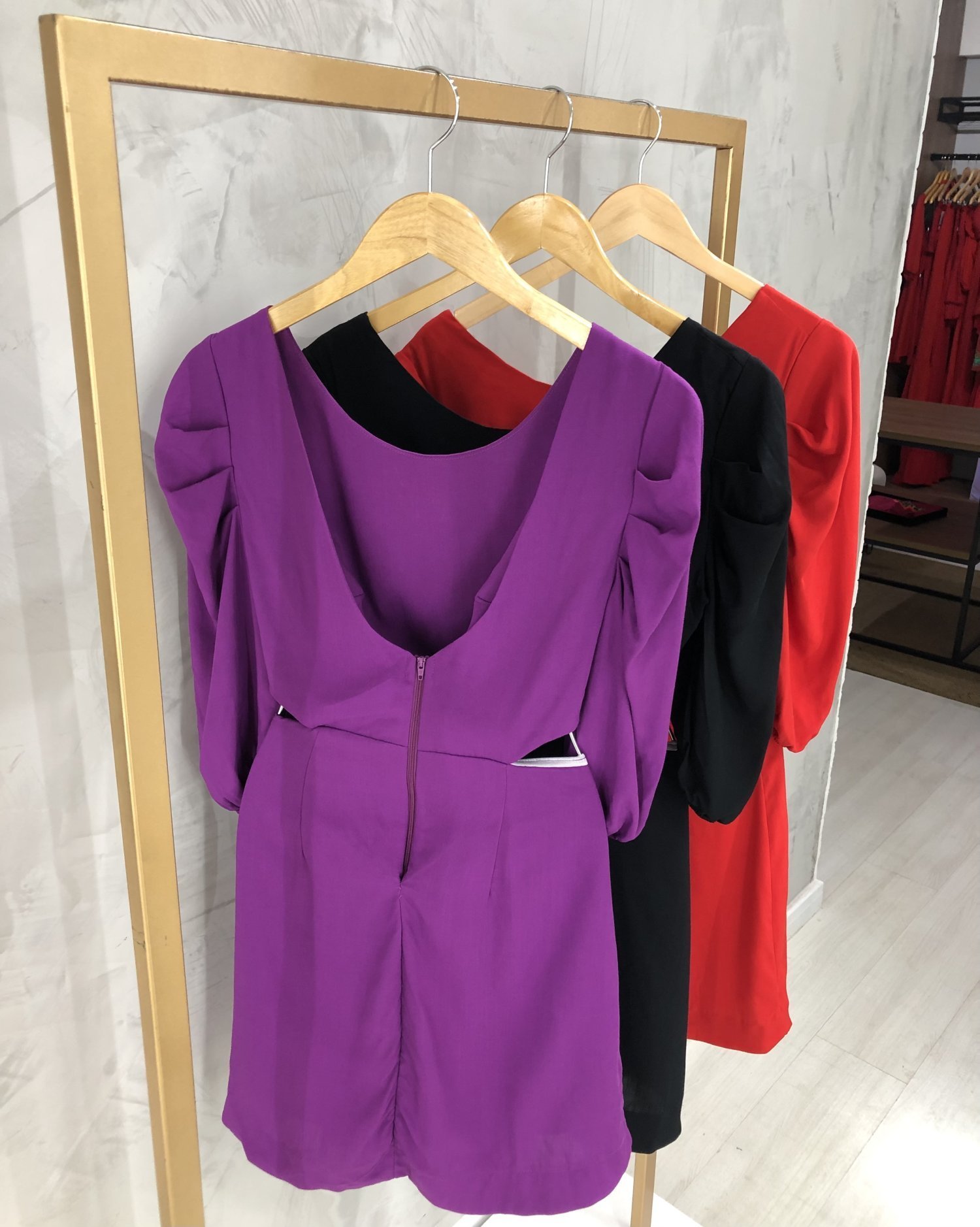 Vestido Thainá - Preto - Image 3