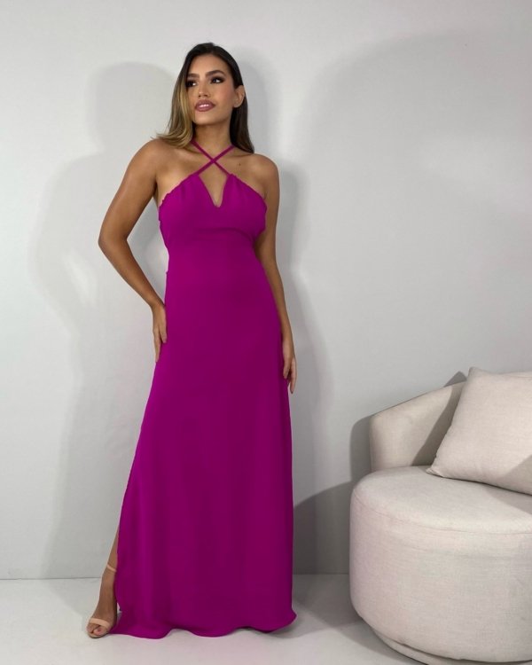 Vestido Lee - Fúcsia