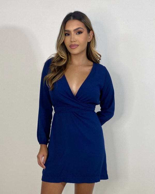 Vestido Marrie - Azul Marinho