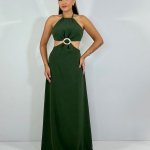 Vestido Melinda – Verde Militar