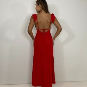 Vestido Maitê - Vermelho - Image 3
