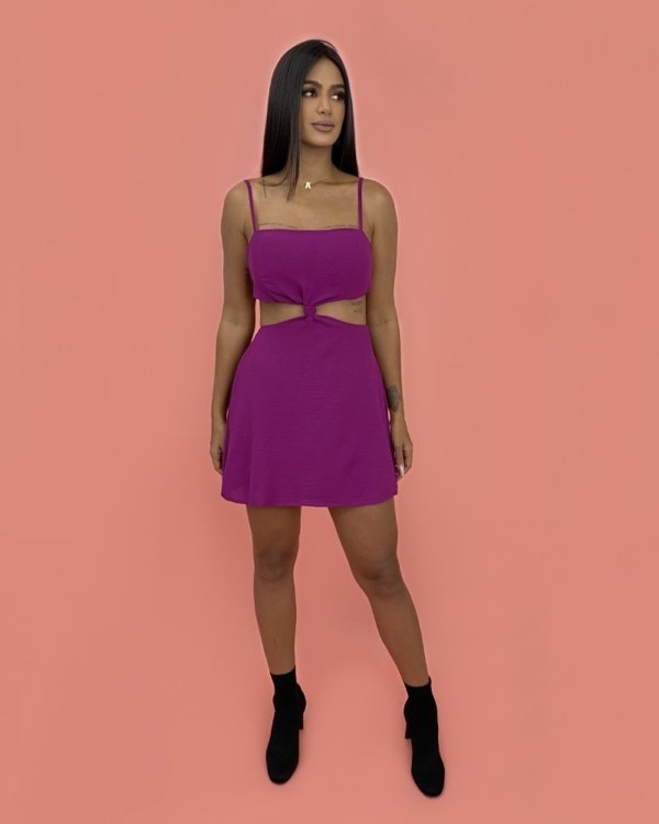 Vestido Cleo - Roxo