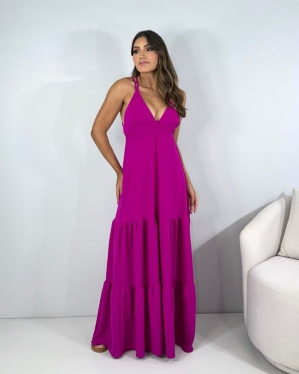 Vestido Noely - Fúcsia