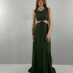 Vestido Emma – Verde Militar
