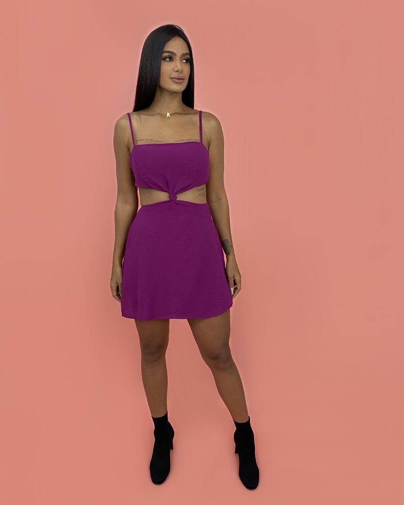 Vestido Cleo - Roxo - Image 3