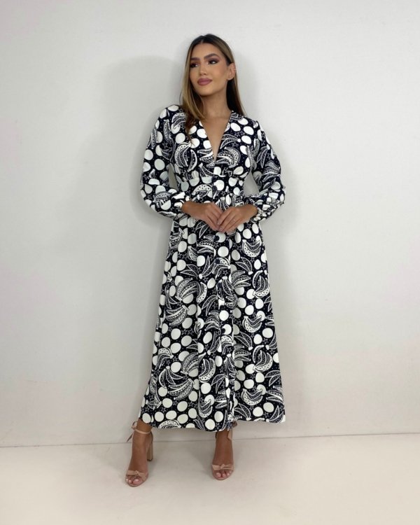 Vestido Clara - Estampa Banana