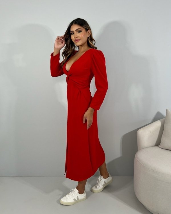 Vestido Monalisa - Vermelho