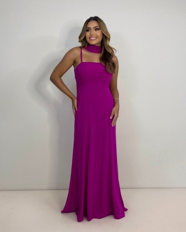 Vestido Lina - Fúcsia