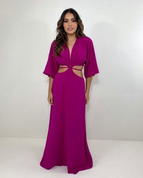 Vestido Cibele - Fúcsia