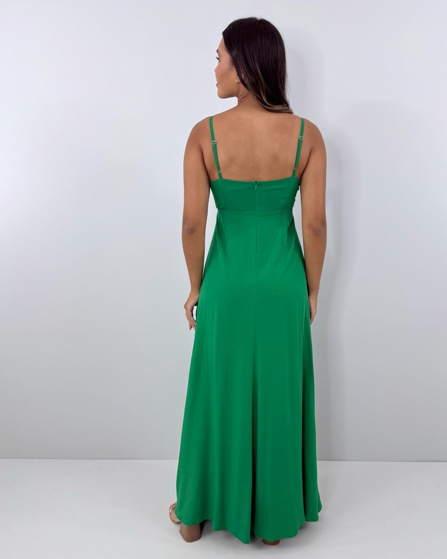 Vestido Eliana - Verde Bandeira - Image 3