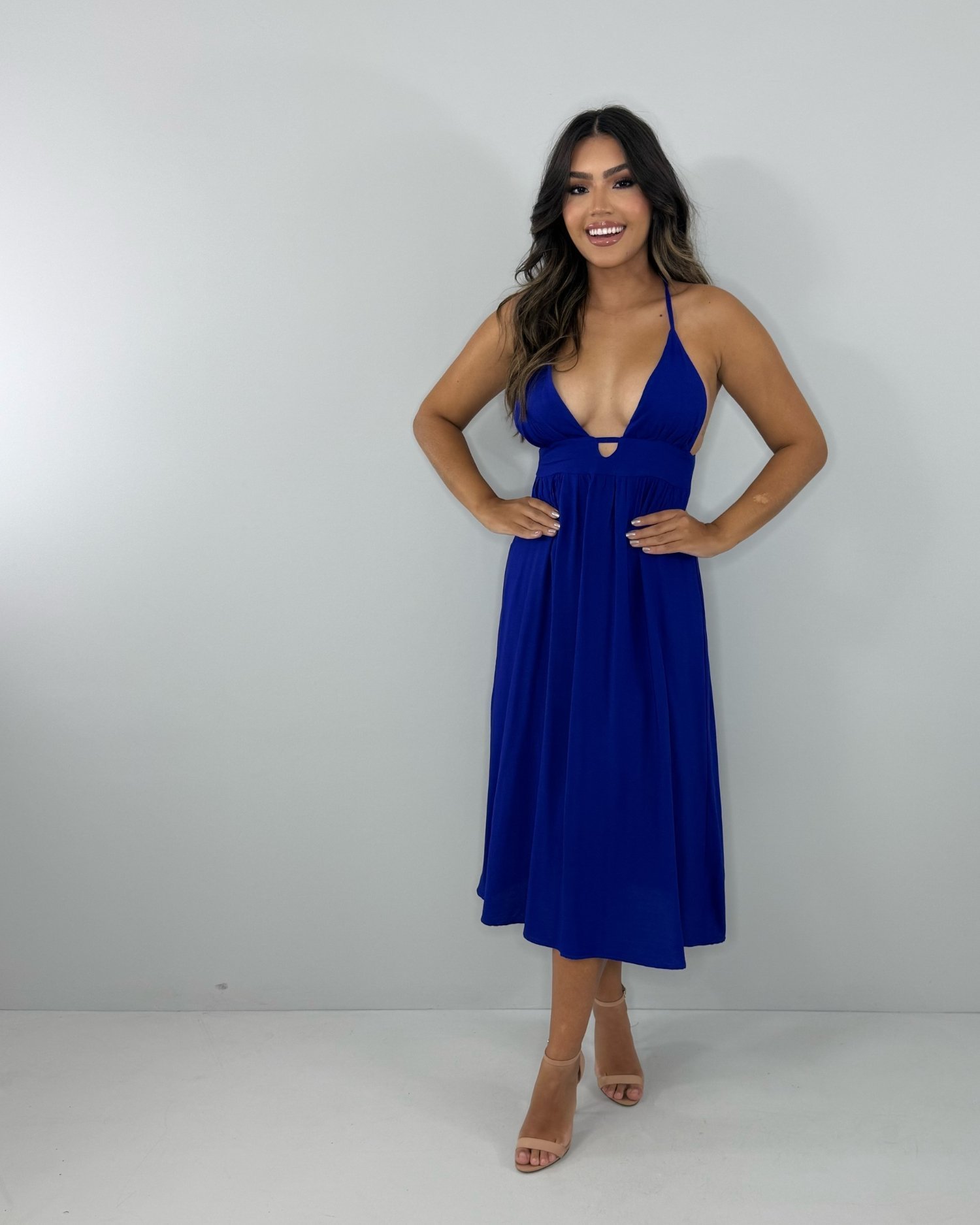 Vestido Heloína - Azul Royal - Image 2