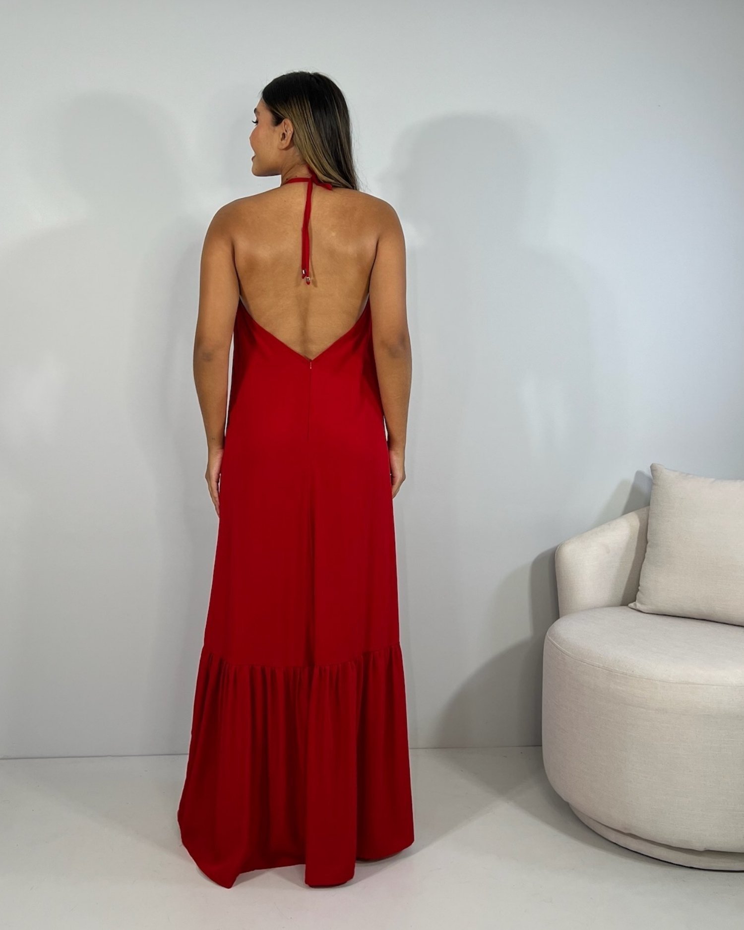 Vestido Brenda - Vermelho - Image 2