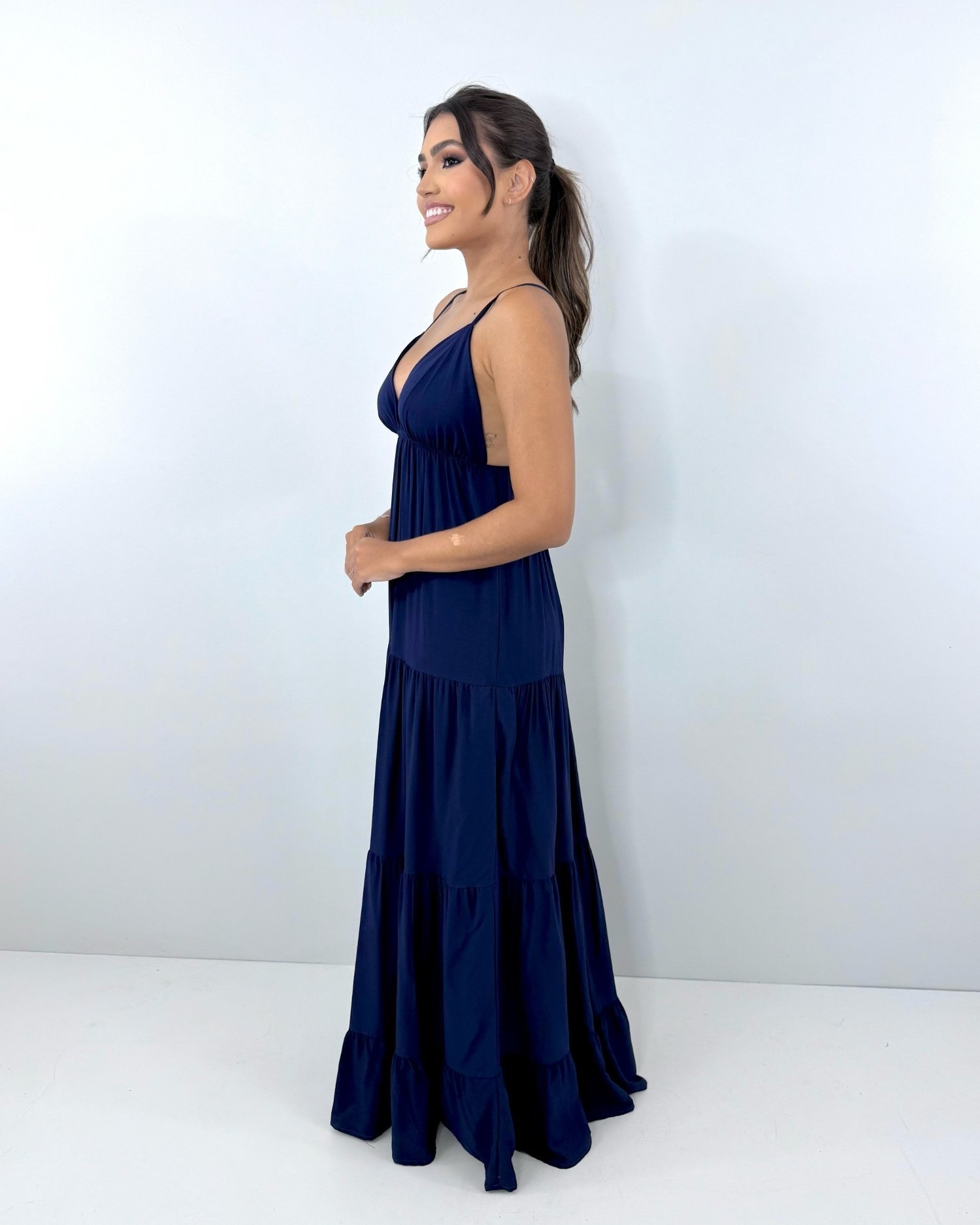 Vestido Sophia - Azul Marinho - Image 3
