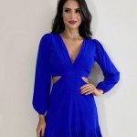 Vestido Cláudia – Azul Royal