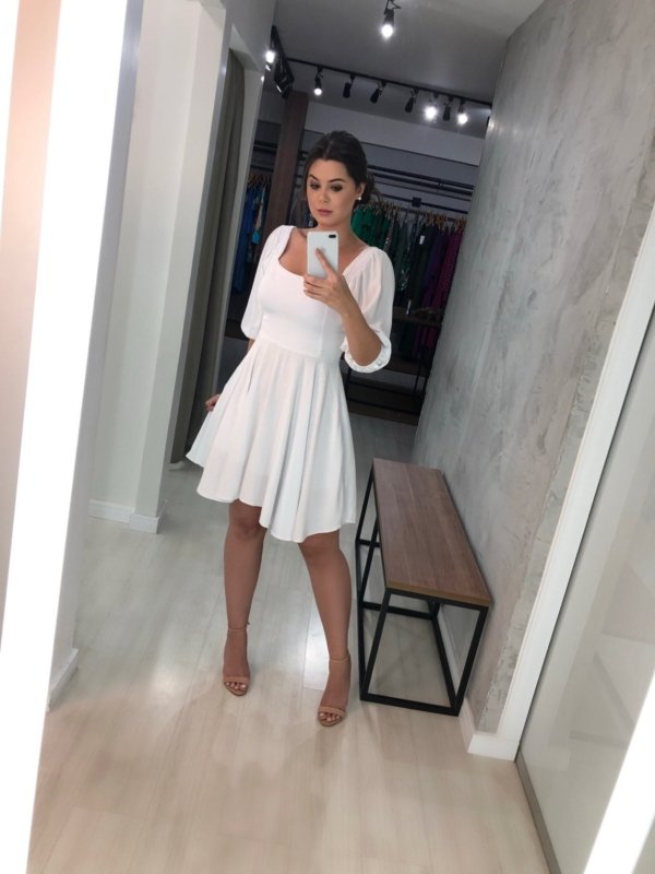 Vestido Anne - Branco