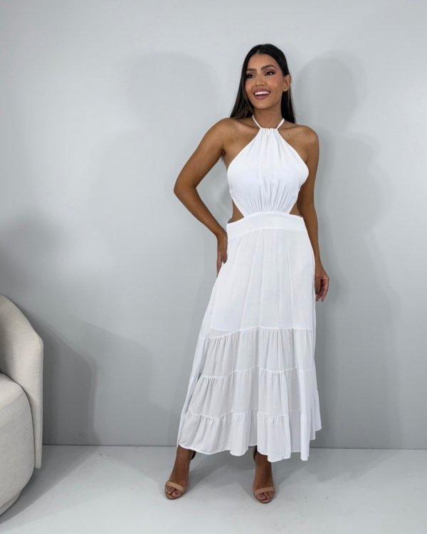 Vestido Estefane - Branco