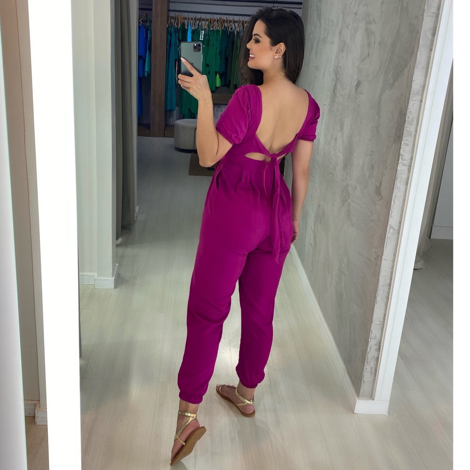 Macacão Fernanda - Fúcsia - Image 2