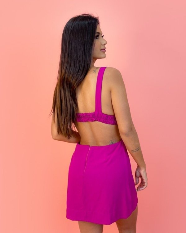 Vestido Natasha - Fúcsia