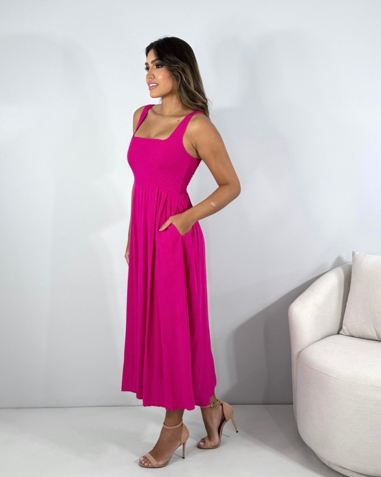 Vestido Samanta - Pink - Image 2
