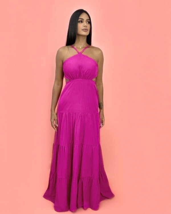 Vestido Ayla - Fúcsia