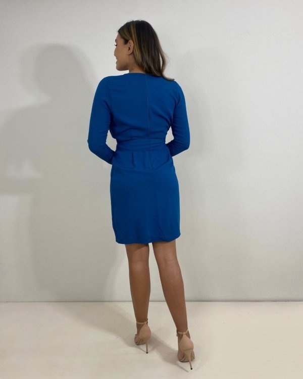 Vestido Deby - Azul Petróleo