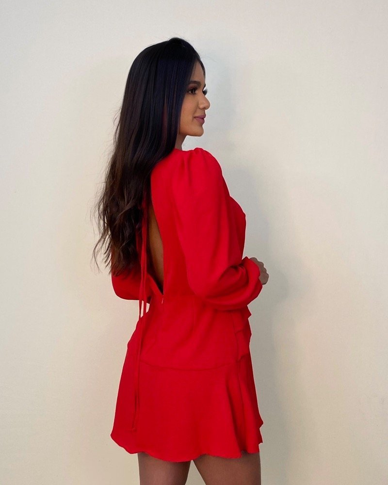 Vestido Suzana - Vermelho - Image 3