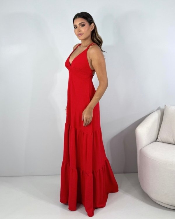 Vestido Noely - Vermelho