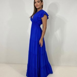 Vestido Laís Longo - Azul Royal - Image 2