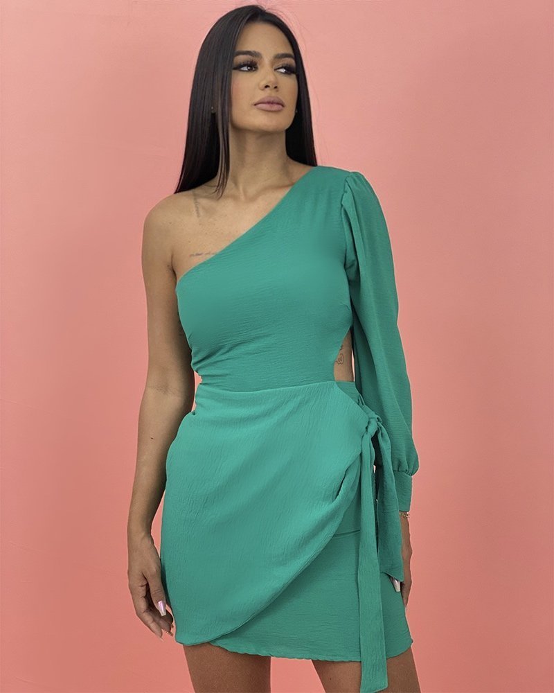 Vestido Amanda - Verde Bandeira - Image 1