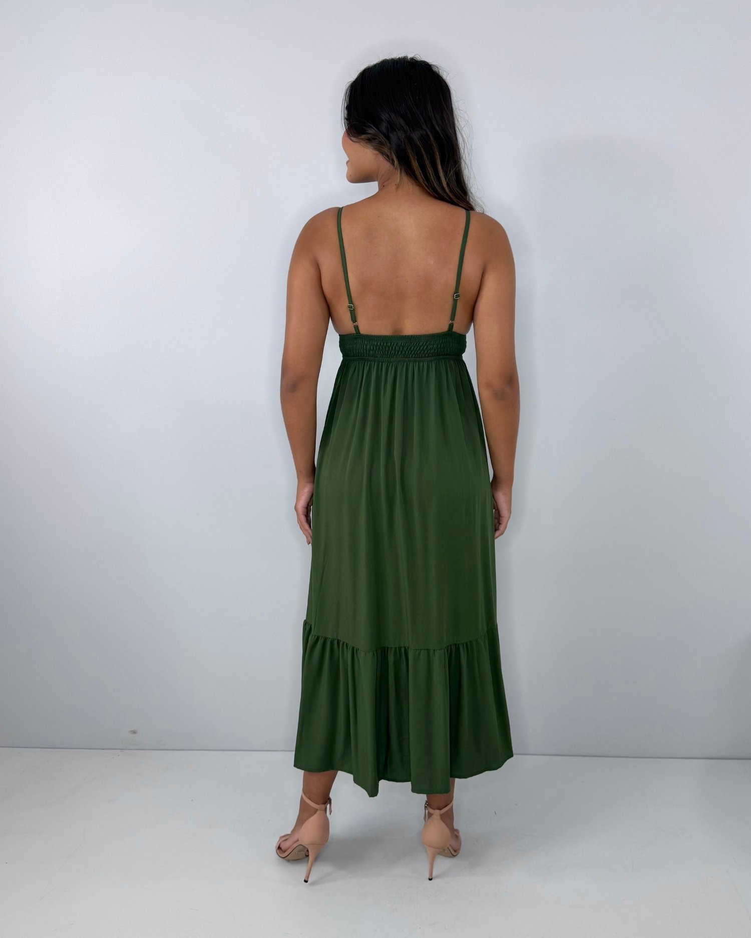 Vestido Beatriz - Verde Militar - Image 6