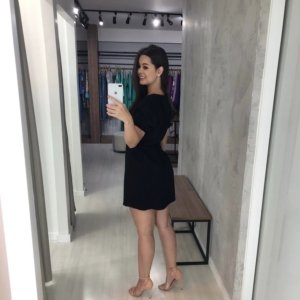 Vestido Érica Manga Princesa - Preto - Image 6