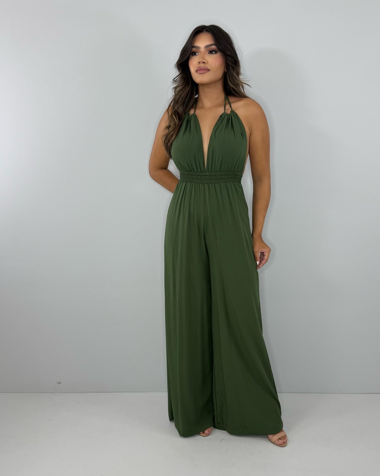 Macacão Carla - Verde Militar - Image 3