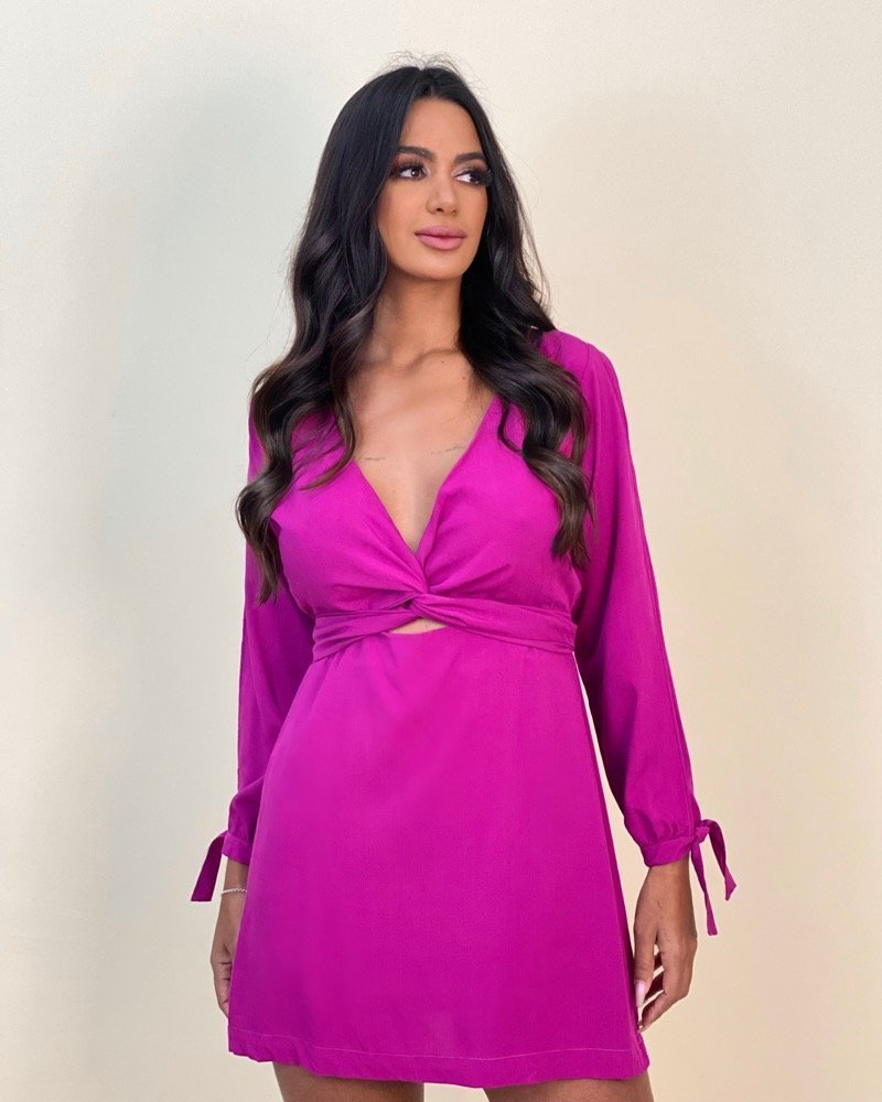 Vestido Marília - Fúcsia - Image 1