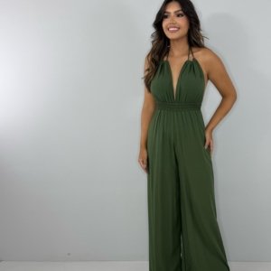 Macacão Carla - Verde Militar - Image 1