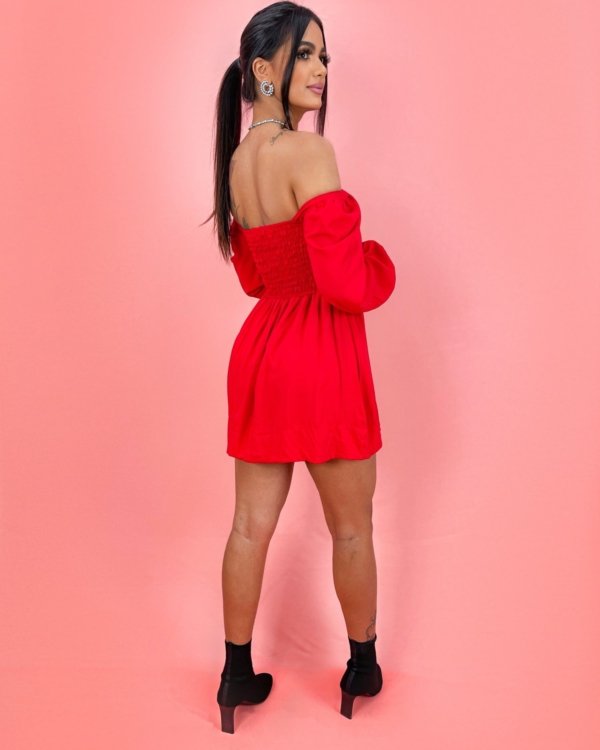 Vestido Graziele - Vermelho