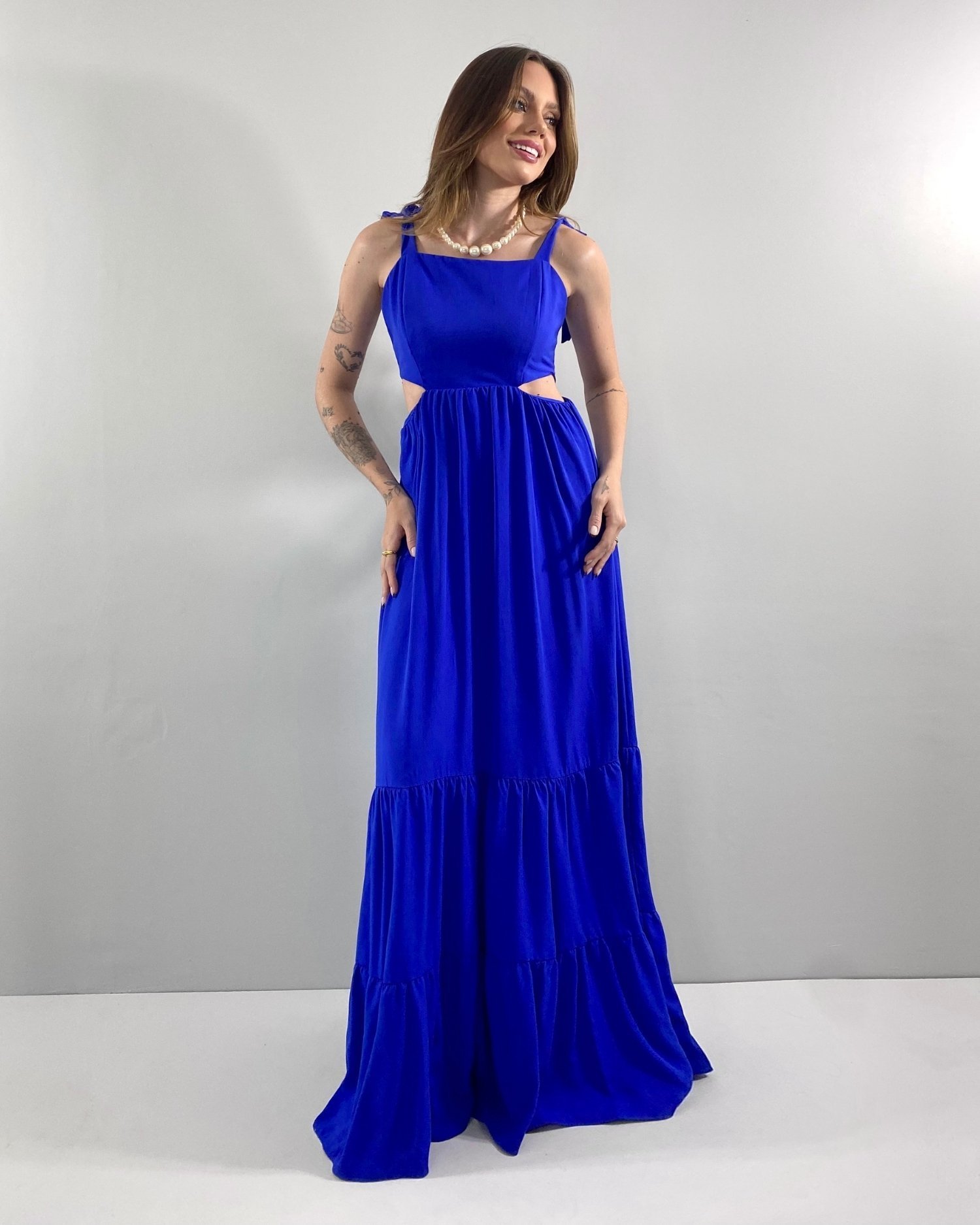 Vestido Pérola - Azul Royal - Image 1