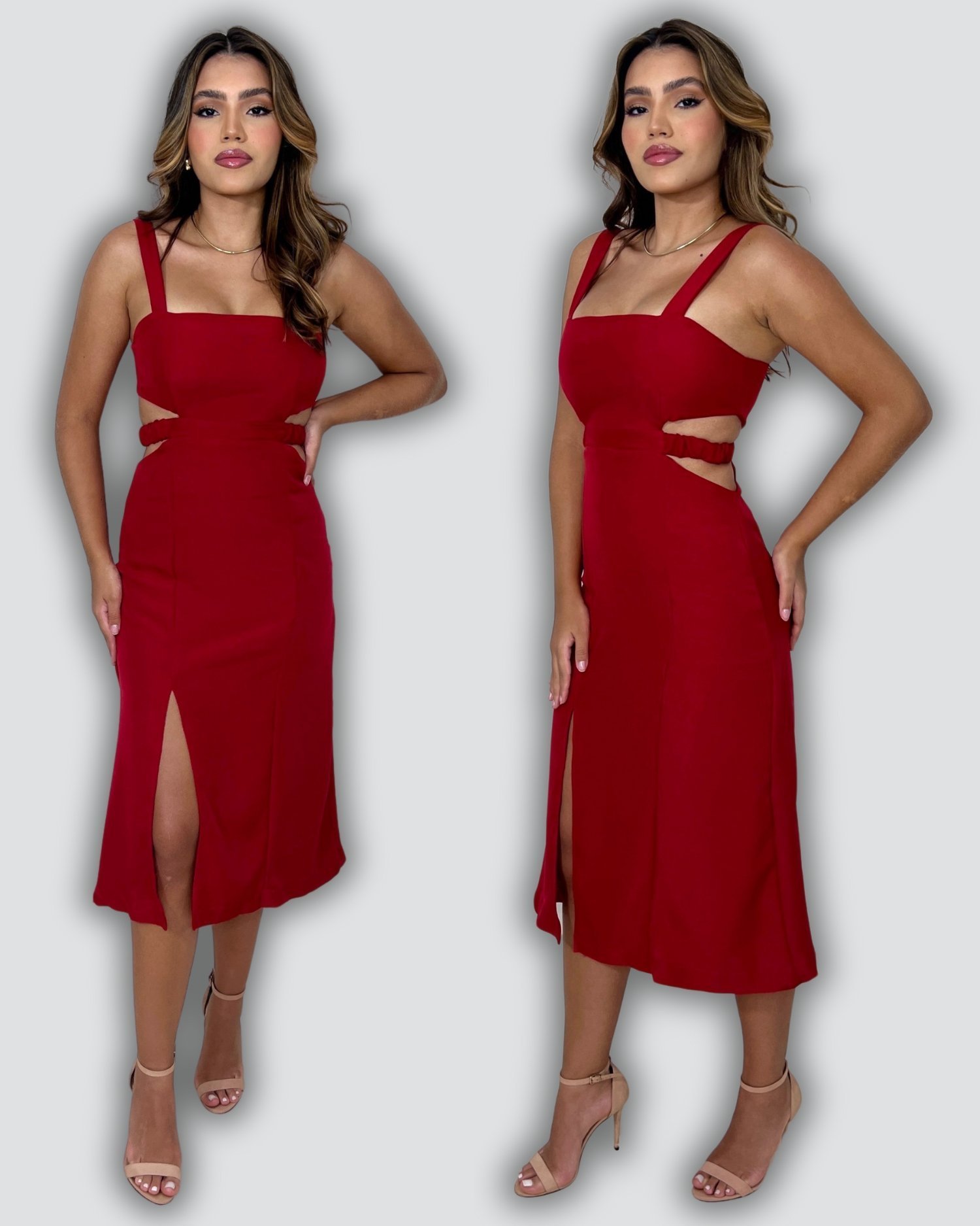 Vestido Bela - Vermelho - Image 3