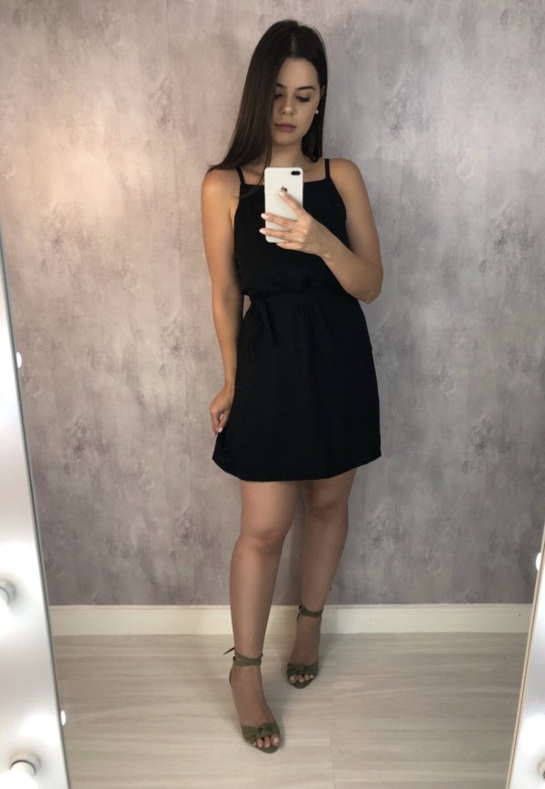 Vestido Paula - Preto