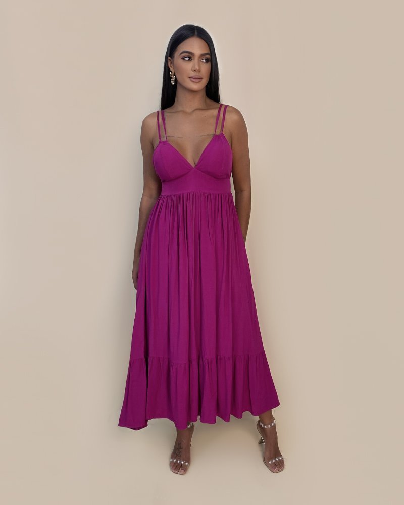 Vestido Maísa - Fúcsia - Image 1