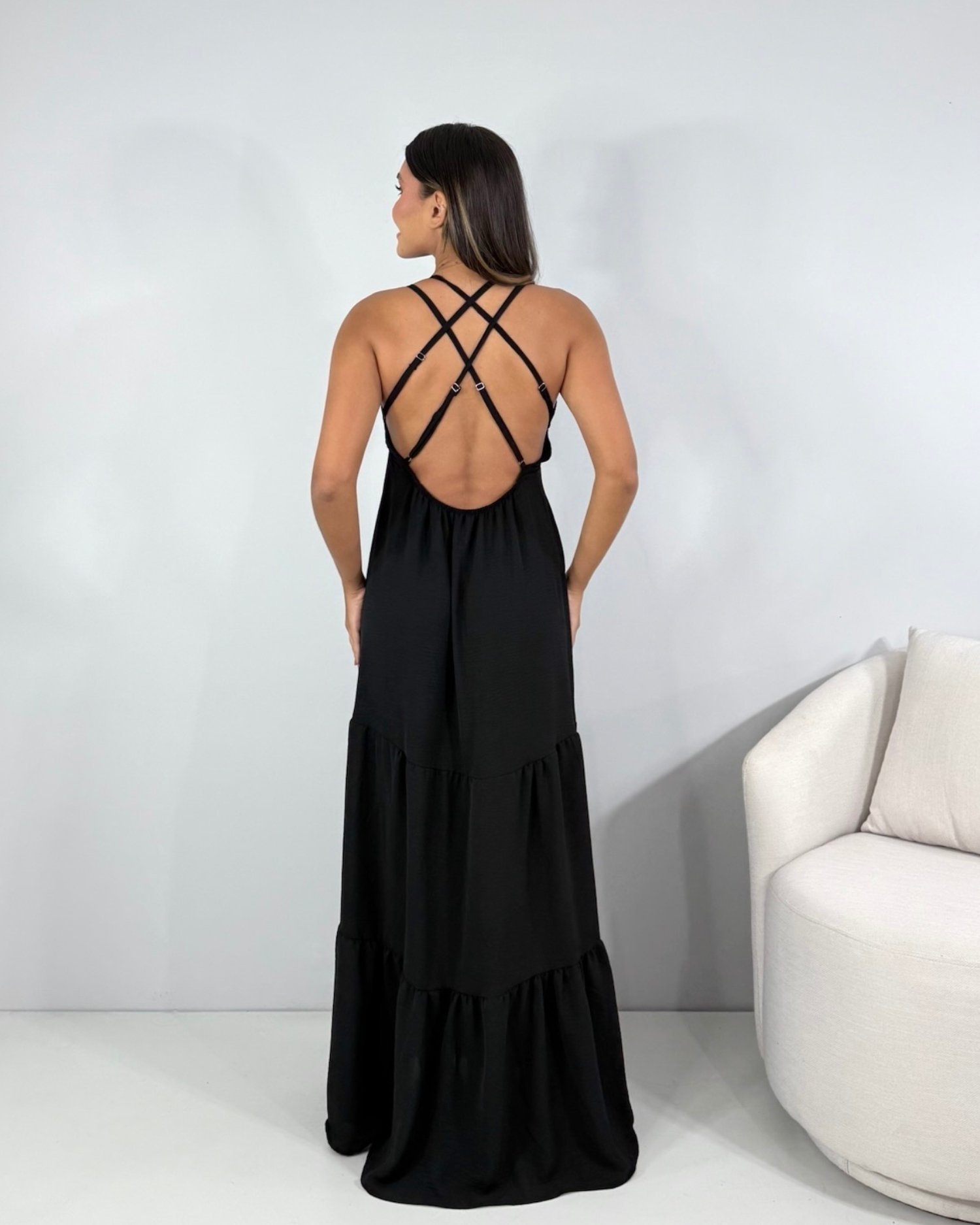 Vestido Noely - Preto - Image 5