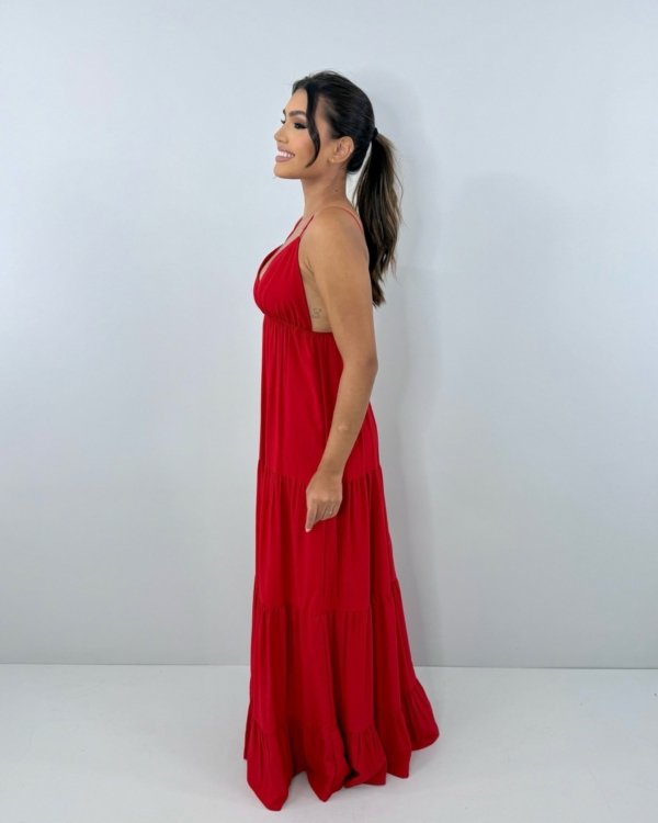 Vestido Sophia - Vermelho