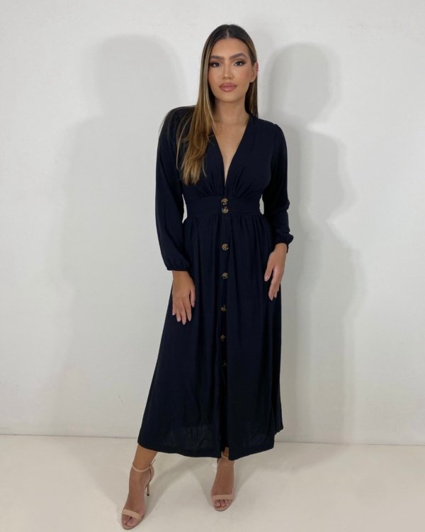 Vestido Clara - Preto