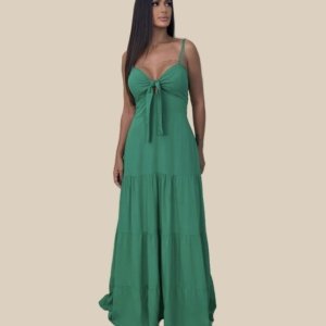 Vestido Camila - Verde Bandeira - Image 3