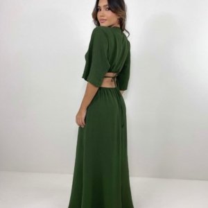 Vestido Cibele - Verde Militar - Image 4